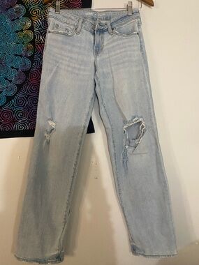 Low rise ripped - baggy Old Navy jeans